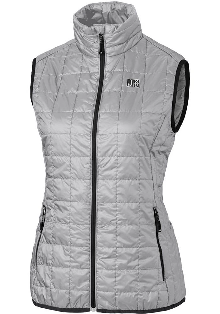 Cutter and Buck Jackson State Tigers Womens Rainier PrimaLoft Puffer Vest