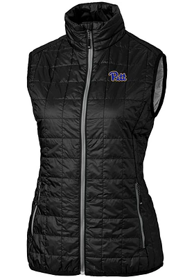 Cutter and Buck Pitt Panthers Womens Rainier PrimaLoft Puffer Vest