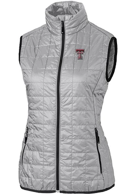 Cutter and Buck Texas Tech Red Raiders Womens Rainier PrimaLoft Puffer Vest