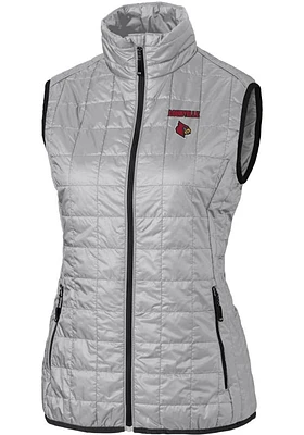 Cutter and Buck Louisville Cardinals Womens Rainier PrimaLoft Puffer Vest