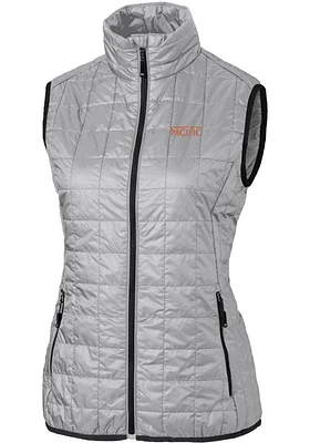Cutter and Buck Pacific Tigers Womens Rainier PrimaLoft Puffer Vest
