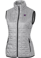 Cutter and Buck K-State Wildcats Womens Rainier PrimaLoft Puffer Vest