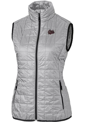 Cutter and Buck Montana Grizzlies Womens Rainier PrimaLoft Puffer Vest