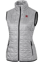 Cutter and Buck Rutgers Scarlet Knights Womens Rainier PrimaLoft Puffer Vest