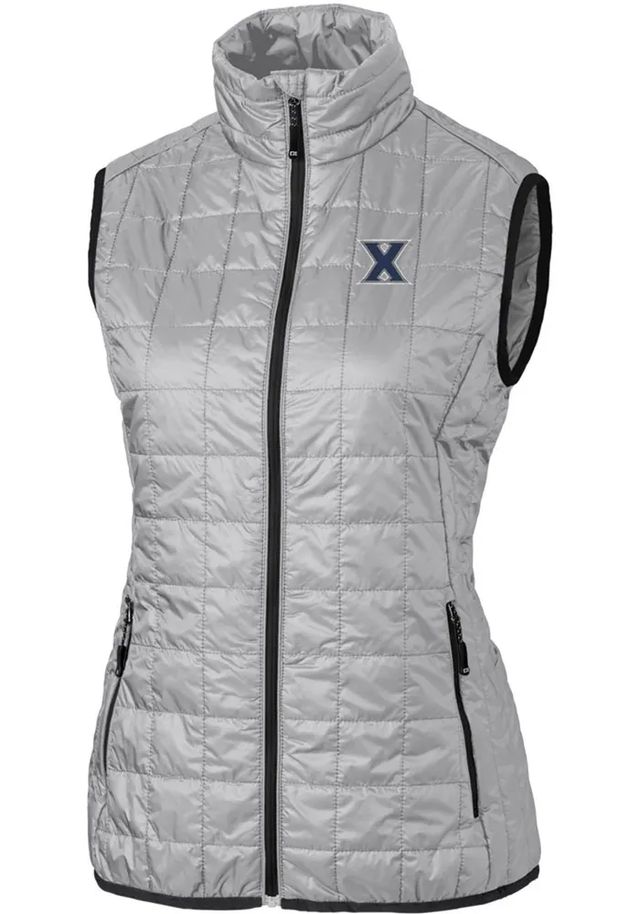 Cutter and Buck Xavier Musketeers Womens Rainier PrimaLoft Puffer Vest