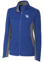 Cutter and Buck Kentucky Wildcats Womens Navigate Softshell Light Weight Jacket