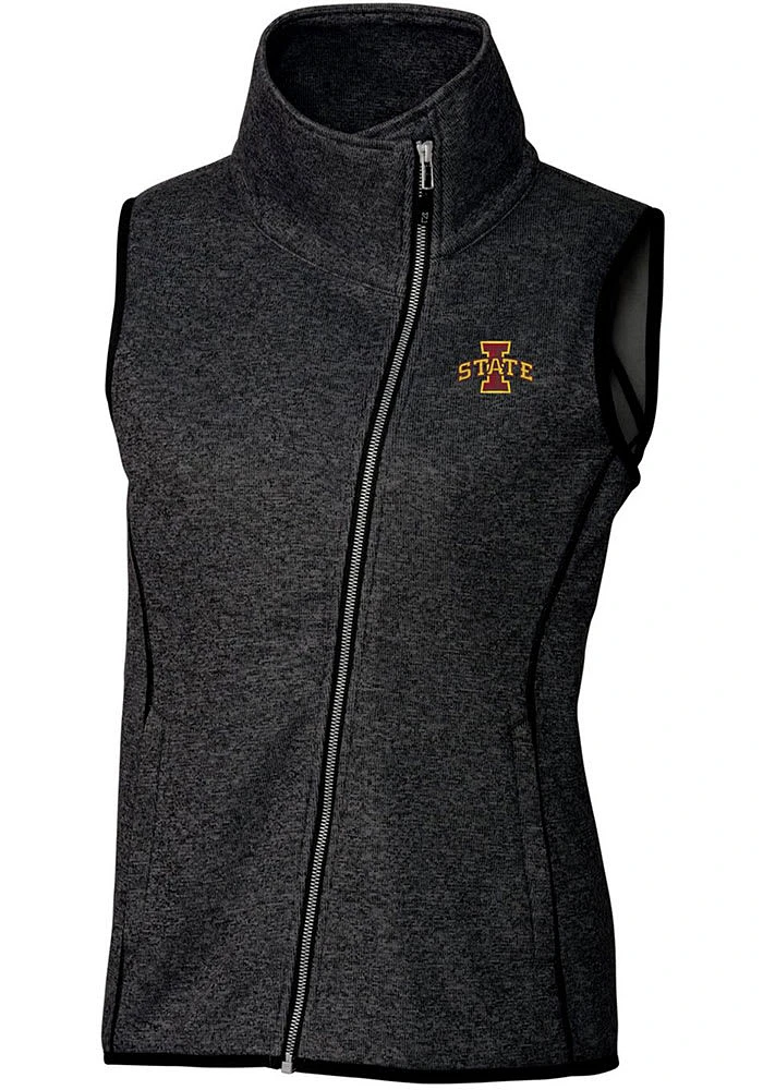 Cutter and Buck Iowa State Cyclones Womens Charcoal Mainsail Vest