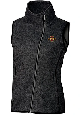 Cutter and Buck Iowa State Cyclones Womens Charcoal Mainsail Vest