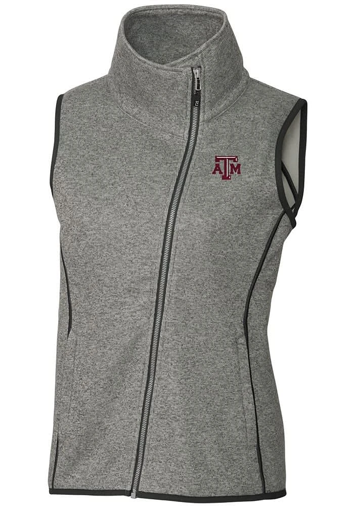 Cutter and Buck Texas A&M Aggies Womens Grey Mainsail Vest