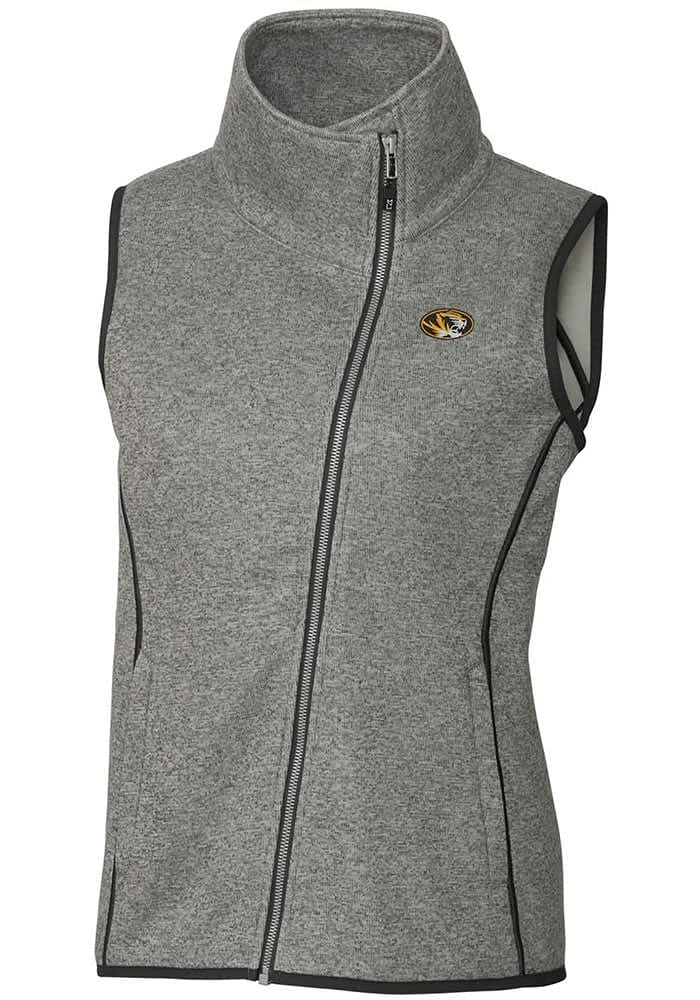 Cutter and Buck Missouri Tigers Womens Grey Mainsail Vest