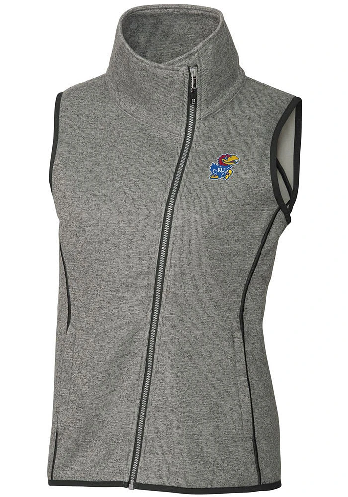Cutter and Buck Kansas Jayhawks Womens Mainsail Vest