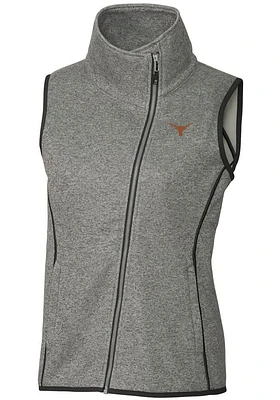 Cutter and Buck Texas Longhorns Womens Grey Mainsail Vest
