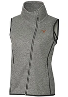 Cutter and Buck Texas Longhorns Womens Grey Mainsail Vest