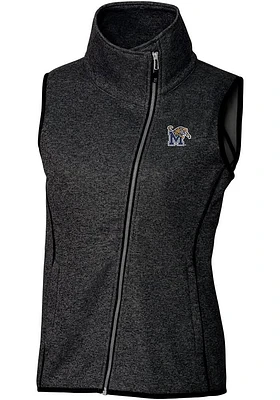 Cutter and Buck Memphis Tigers Womens Charcoal Mainsail Vest
