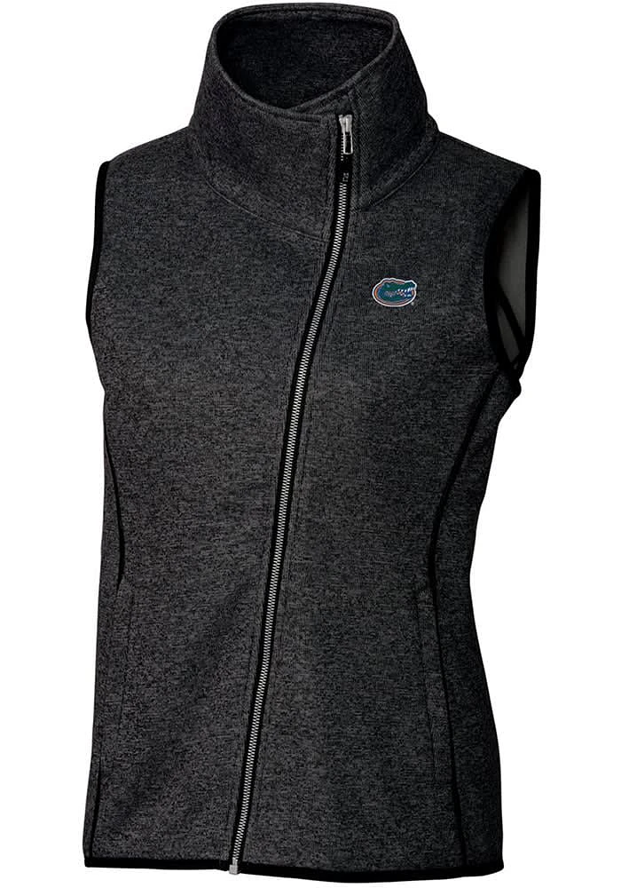 Cutter and Buck Florida Gators Womens Charcoal Mainsail Vest