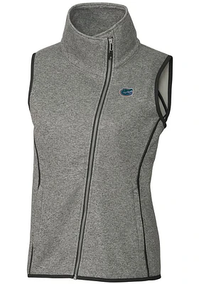 Cutter and Buck Florida Gators Womens Grey Mainsail Vest