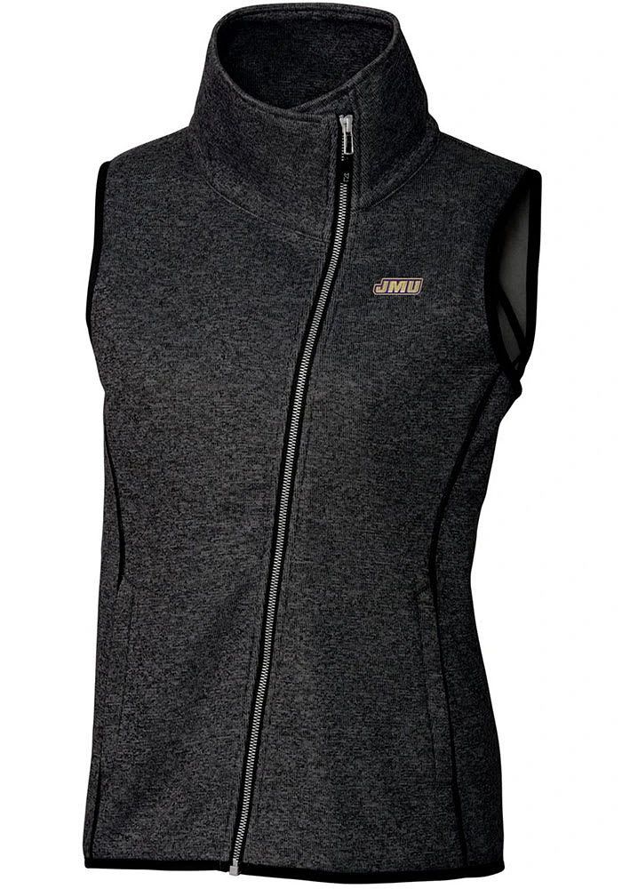 Cutter and Buck James Madison Dukes Womens Charcoal Mainsail Vest