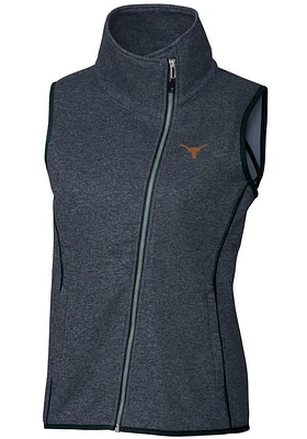 Cutter and Buck Texas Longhorns Womens Navy Blue Mainsail Vest