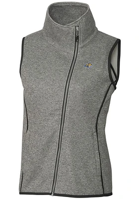 Cutter and Buck Montana State Bobcats Womens Grey Mainsail Vest