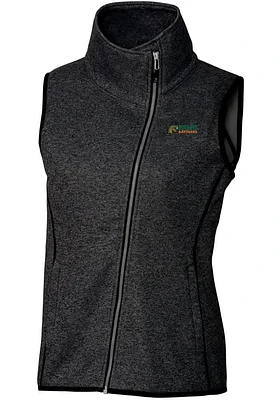 Cutter and Buck Florida A&M Rattlers Womens Charcoal Mainsail Vest