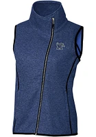 Cutter and Buck Memphis Tigers Womens Blue Mainsail Vest