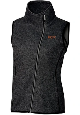 Cutter and Buck Pacific Tigers Womens Charcoal Mainsail Vest
