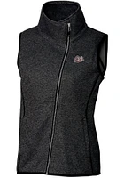 Cutter and Buck Montana Grizzlies Womens Charcoal Mainsail Vest