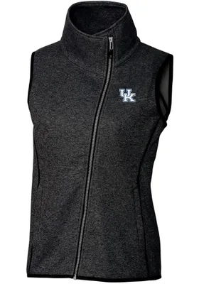 Cutter and Buck Kentucky Wildcats Womens Charcoal Mainsail Vest