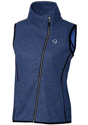 Cutter and Buck Seton Hall Pirates Womens Blue Mainsail Vest