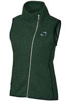 Cutter and Buck Tulane Green Wave Womens Mainsail Vest