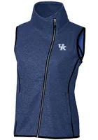 Cutter and Buck Kentucky Wildcats Womens Blue Mainsail Vest