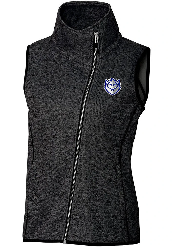 Cutter and Buck Saint Louis Billikens Womens Charcoal Mainsail Vest