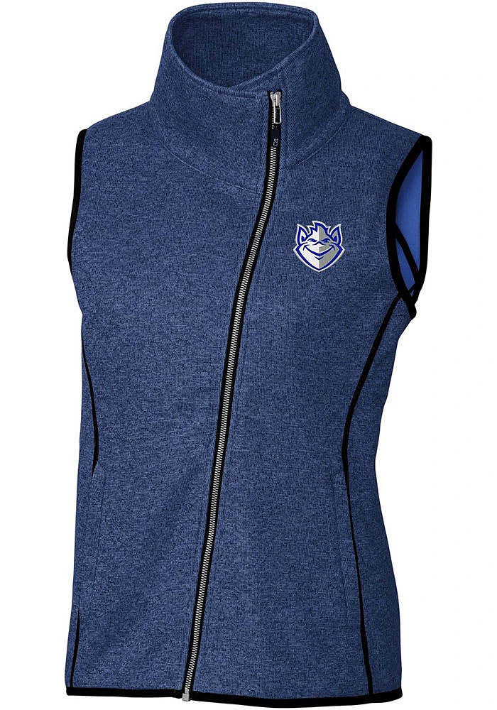 Cutter and Buck Saint Louis Billikens Womens Blue Mainsail Vest