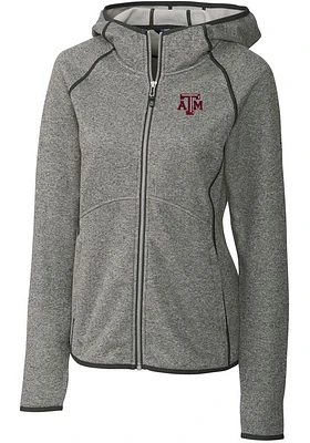 Cutter and Buck Texas A&M Aggies Womens Grey Mainsail Medium Weight Jacket