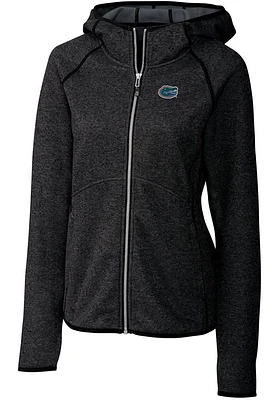 Cutter and Buck Florida Gators Womens Charcoal Mainsail Medium Weight Jacket