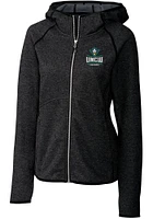 Cutter and Buck UNCW Seahawks Womens Charcoal Mainsail Medium Weight Jacket