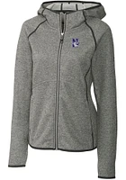 Cutter and Buck Northwestern Wildcats Womens Mainsail Medium Weight Jacket