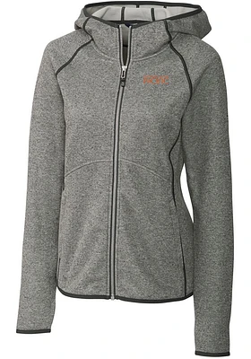 Cutter and Buck Pacific Tigers Womens Grey Mainsail Medium Weight Jacket