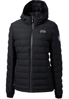 Cutter and Buck TCU Horned Frogs Womens Black Mission Ridge Repreve Filled Jacket
