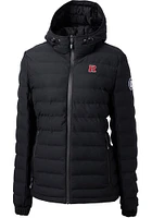 Cutter and Buck Rutgers Scarlet Knights Womens Black Mission Ridge Repreve Filled Jacket