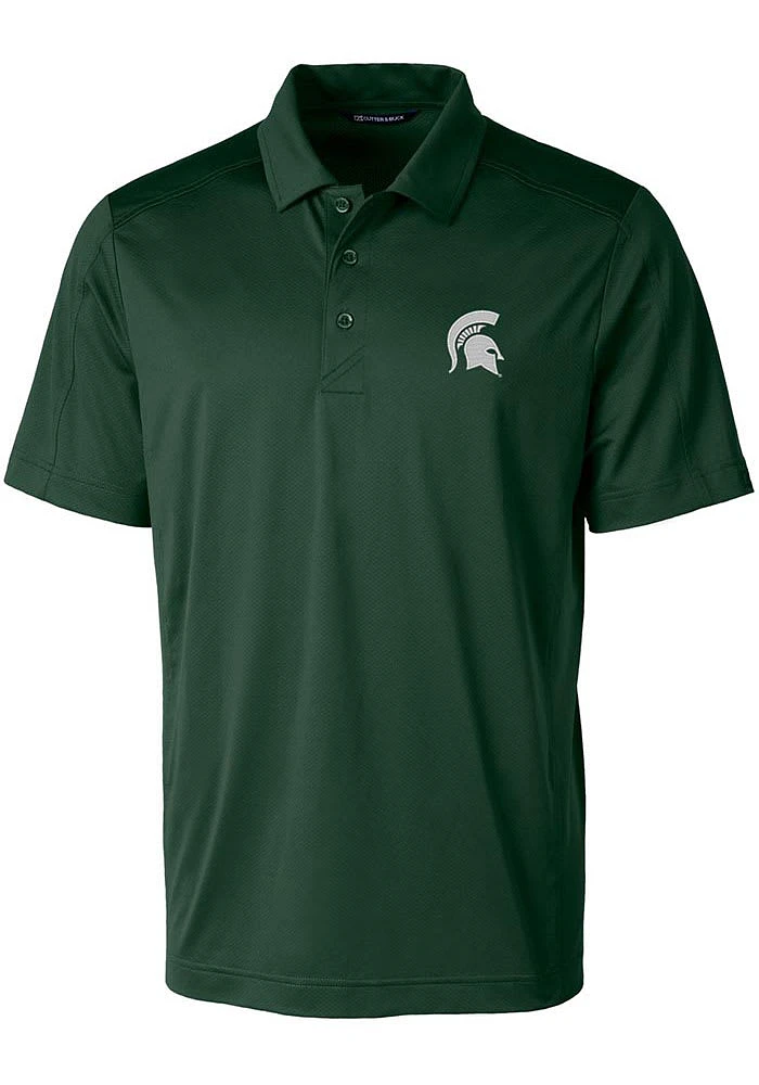 Cutter and Buck Michigan State Spartans Mens Prospect Short Sleeve Polo