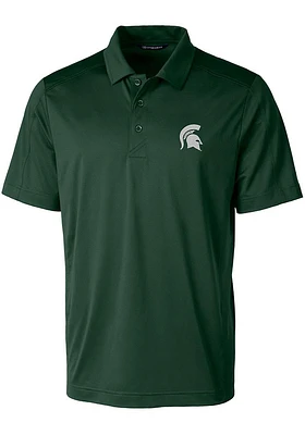 Cutter and Buck Michigan State Spartans Mens Prospect Short Sleeve Polo