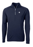 Cutter and Buck Houston Astros Mens Navy Blue Adapt Eco Big Tall Qtr Zip