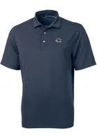 Cutter and Buck Cincinnati Reds Navy Blue Virtue Eco Pique Big Tall Polo