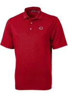 Cutter and Buck Cincinnati Reds Red Virtue Eco Pique Big Tall Polo