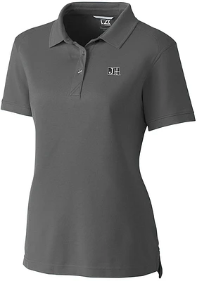 Cutter and Buck Jackson State Tigers Womens Advantage Pique Short Sleeve Polo Shirt