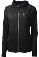 Cutter and Buck Michigan State Spartans Womens Black Vault Adapt Eco Light Weight Jacket