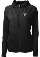 Cutter and Buck Mississippi State Bulldogs Womens Black Vault Adapt Eco Light Weight Jacket