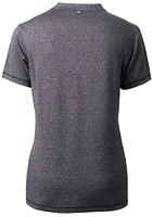 Cutter and Buck Chicago Cubs Womens Charcoal Forge Blade Short Sleeve T-Shirt