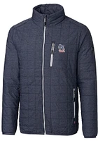 Cutter and Buck St Louis Cardinals Mens Grey Americana Rainier PrimaLoft Filled Jacket